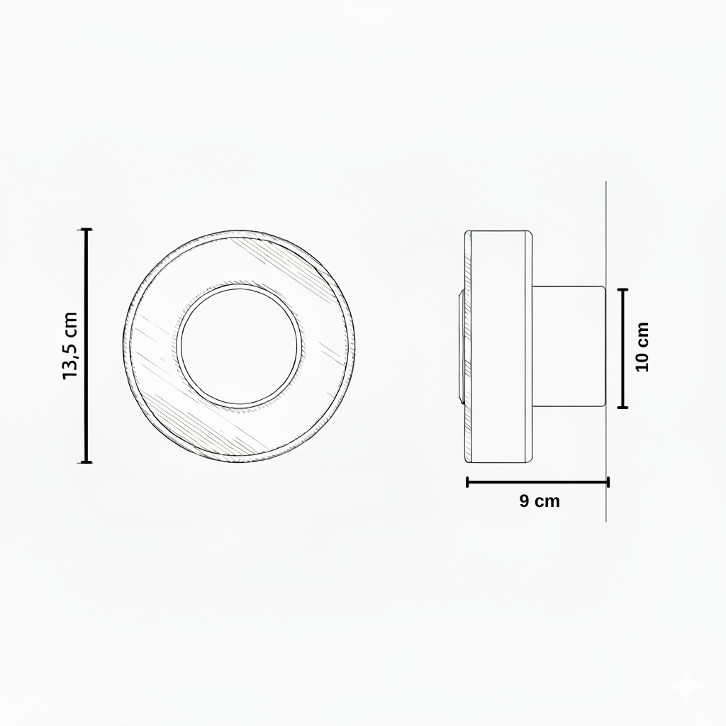 Applique Murale LED Ronde Espagnole