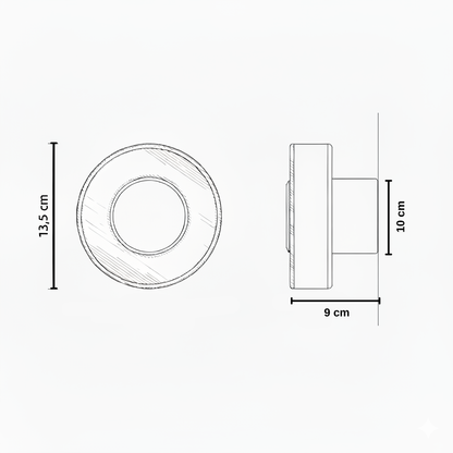 Applique Murale LED Ronde Espagnole
