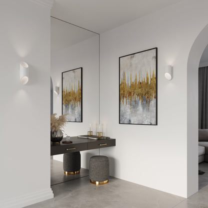 Applique Murale Bambou 30 Blanche