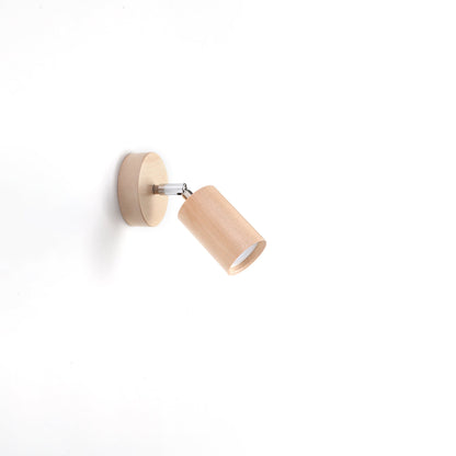 Applique Murale Orientable en Bois Naturel