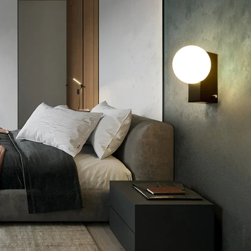 Applique Murale LED Bulle Métal