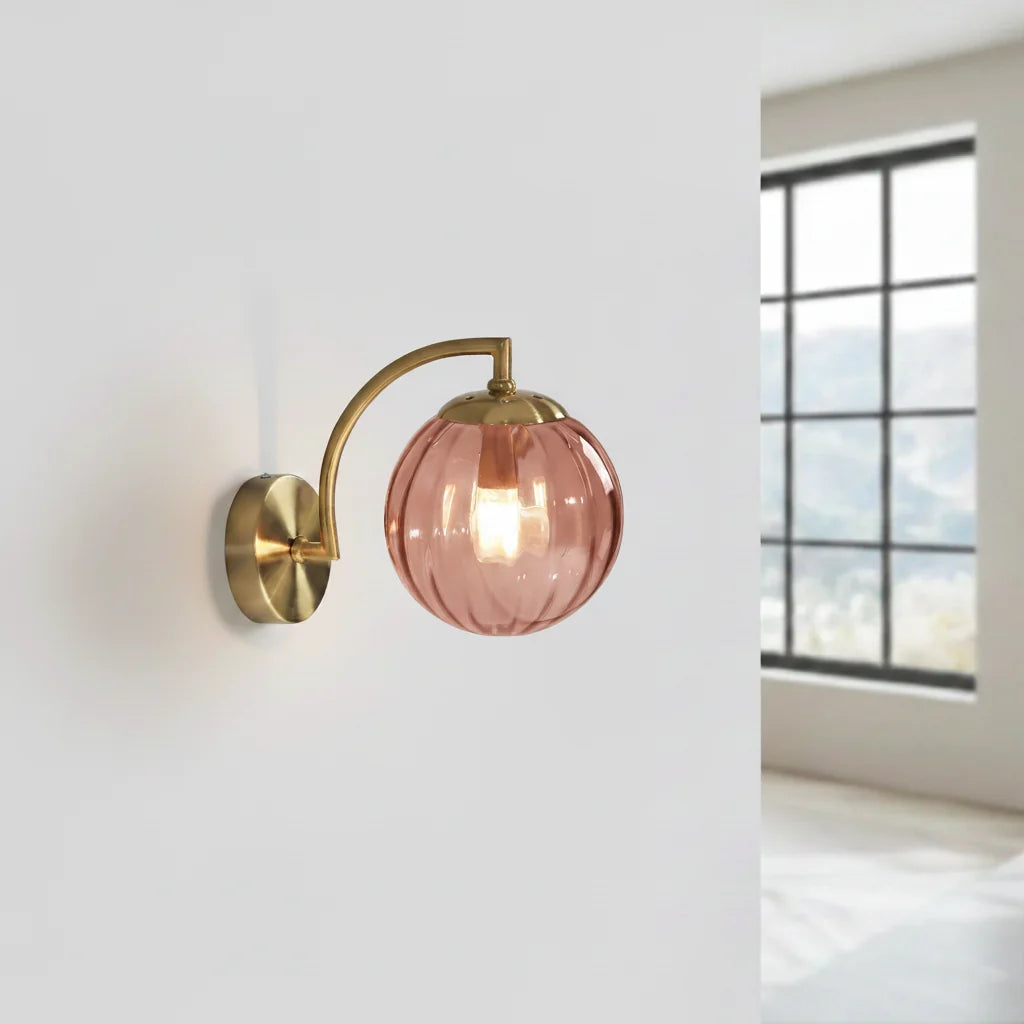 Applique Murale Boule en Verre