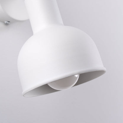 Applique Murale Cloche Réglable Elba Blanc en Acier