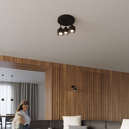 Applique Murale Cloche Design Acier Noir