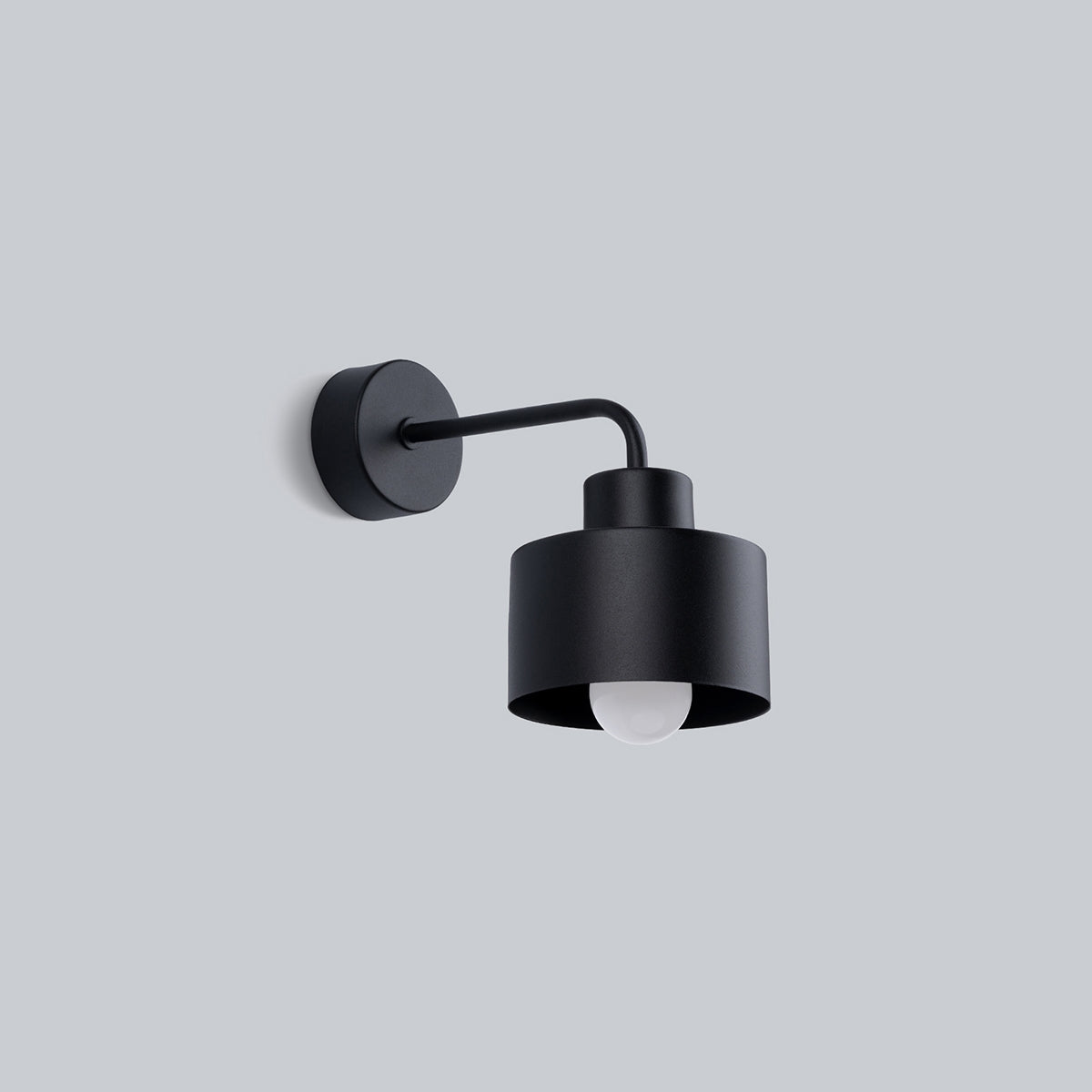 Applique Murale Cloche Design Acier Noir