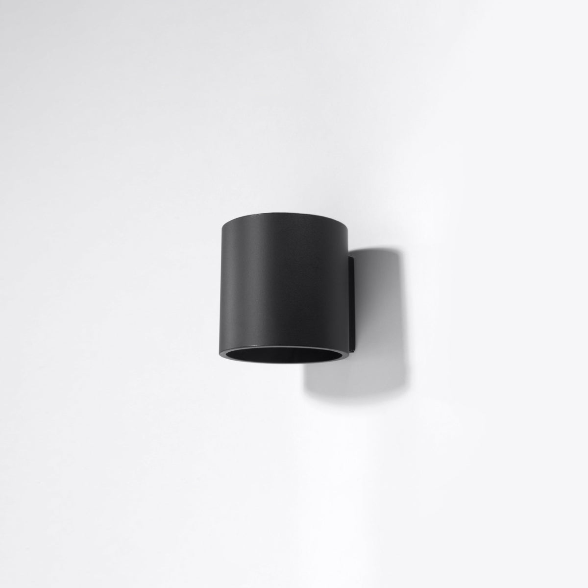 Applique Murale Cylindrique Noire