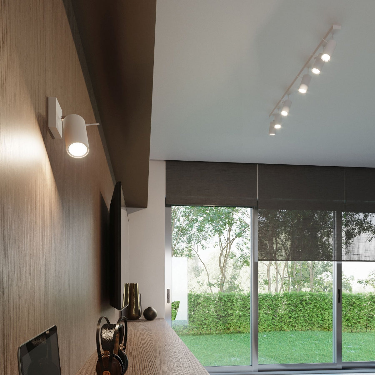 [EXP] Applique Directionnelle LED Acier Blanc