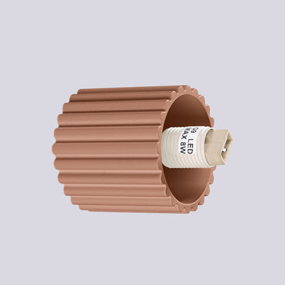 Applique Murale Halo Moka IP44 en Aluminium Nervuré