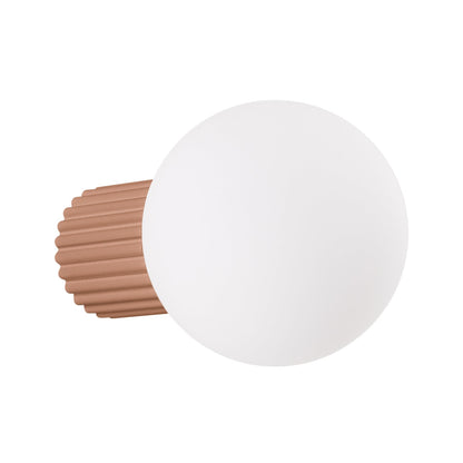 Applique Murale Halo Moka IP44 en Aluminium Nervuré