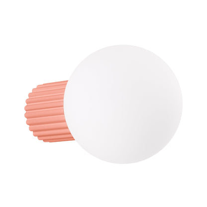 Applique Murale Halo Pêche IP44 en Aluminium Nervuré