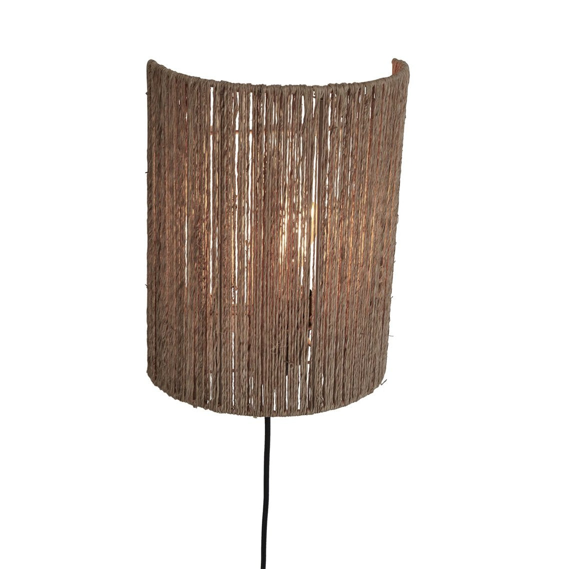 Applique Murale Iguazu Jute Tressé Naturel 32 cm