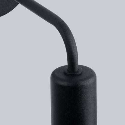 Applique Lumea Noire Bras Coudé Minimaliste