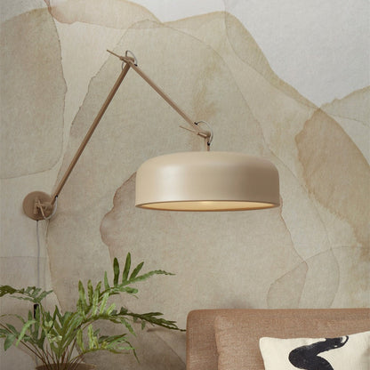 Applique Murale Marseille Bras Articulé Fer Sable 155 cm