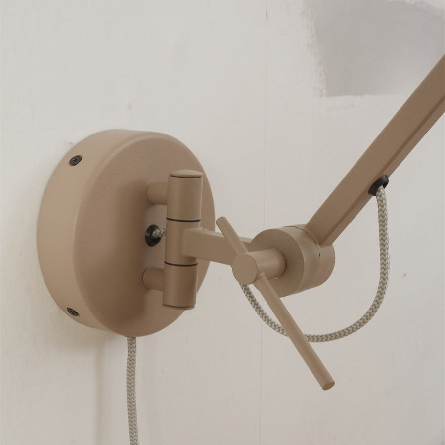Applique Murale Marseille Bras Articulé Fer Sable 155 cm