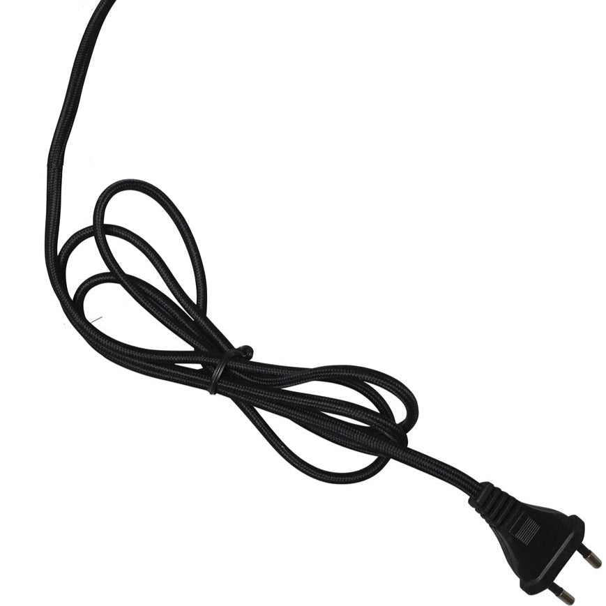 Applique Murale Bremen 2 Bras Fer Noir 135 cm