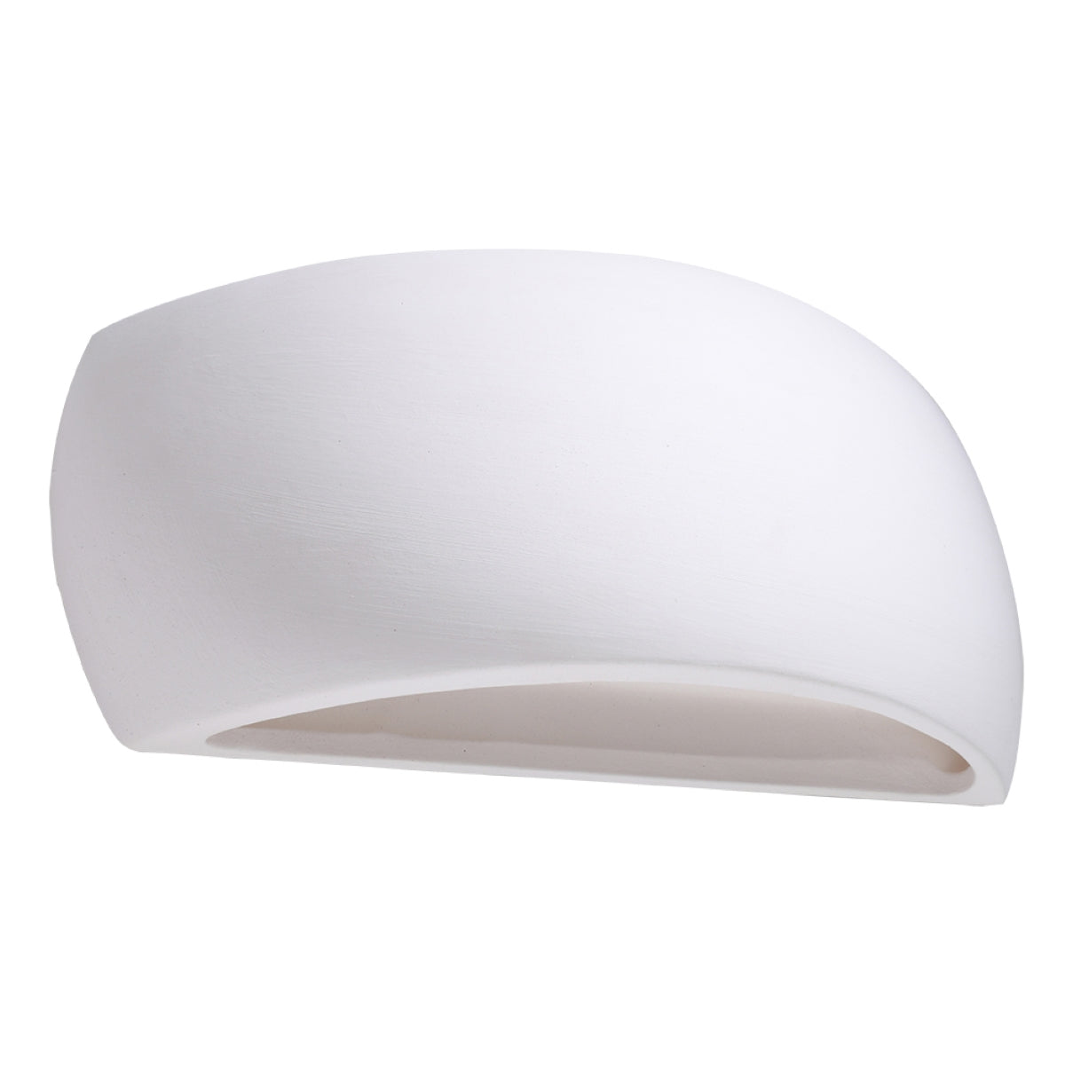 Applique Murale Carapace en Céramique Blanche