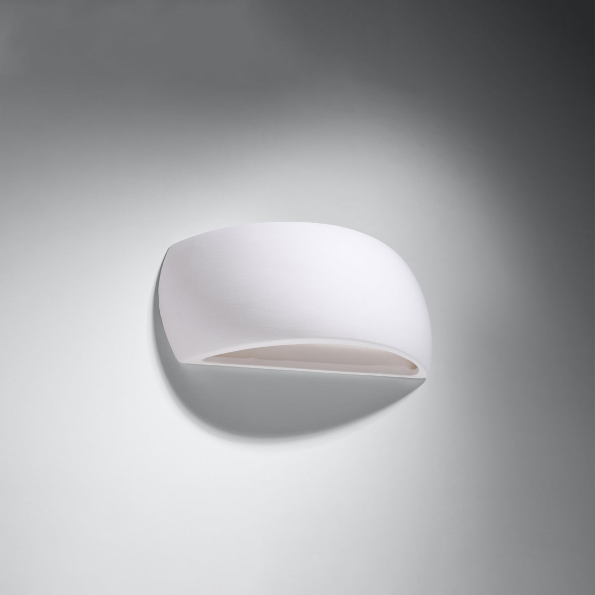 Applique Murale Carapace en Céramique Blanche
