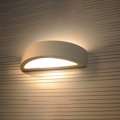 Applique Murale Céramique Demi-Cercle LED