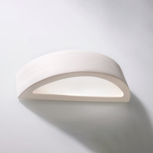 Applique Murale Céramique Demi-Cercle LED