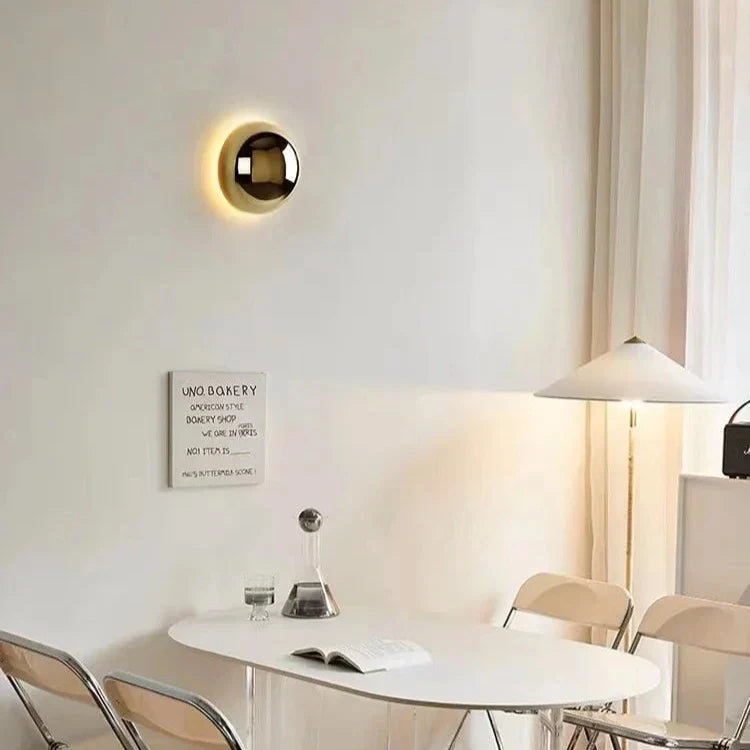 Applique Murale LED Circulaire Métal