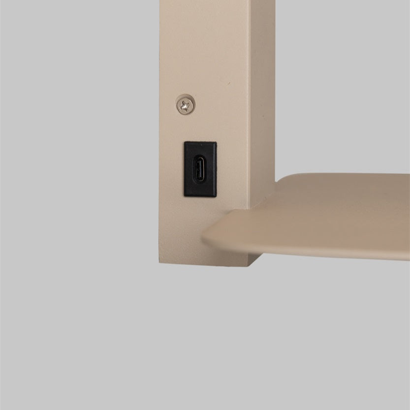Applique Murale Florence Sable et Lin Clair en Fer et Coton