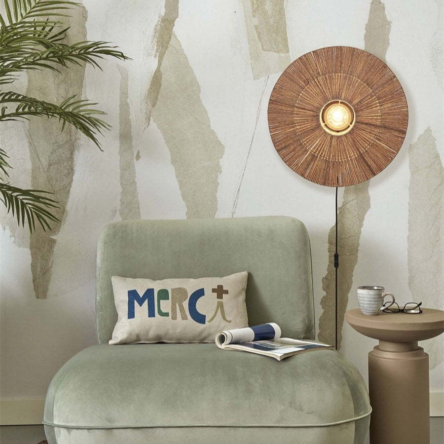 Applique Murale Iguazu Jute Tressé Naturel 55 cm
