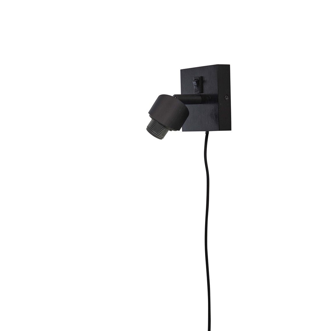 Applique Murale Orientable Java Bambou Noir 15 cm