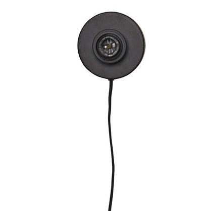 Applique Murale Kalimantan Bambou Tressé Naturel et Noir 30 cm