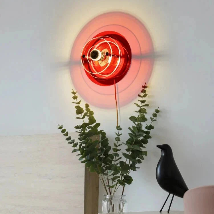 Applique Murale LED 3D Colorée Rétro