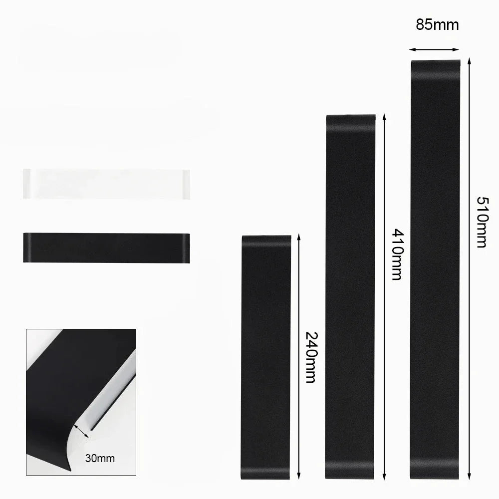 Applique Murale LED Aluminium Brossé