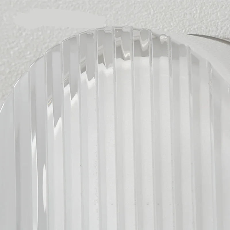 Applique Murale LED Boule Acrylique Ondulée