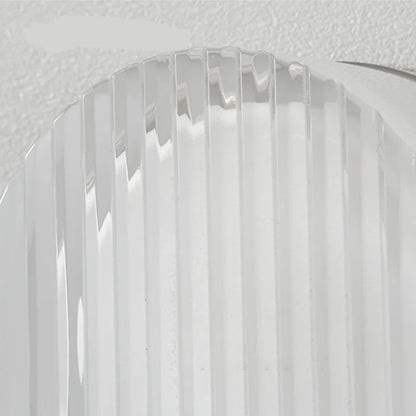 Applique Murale LED Boule Acrylique Ondulée