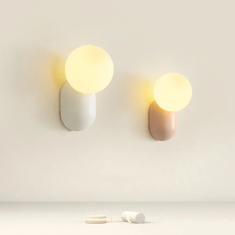 Applique Murale LED Minimaliste Macaron