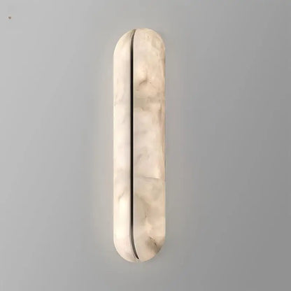 Applique Murale Ligne LED en Marbre et Cuivre
