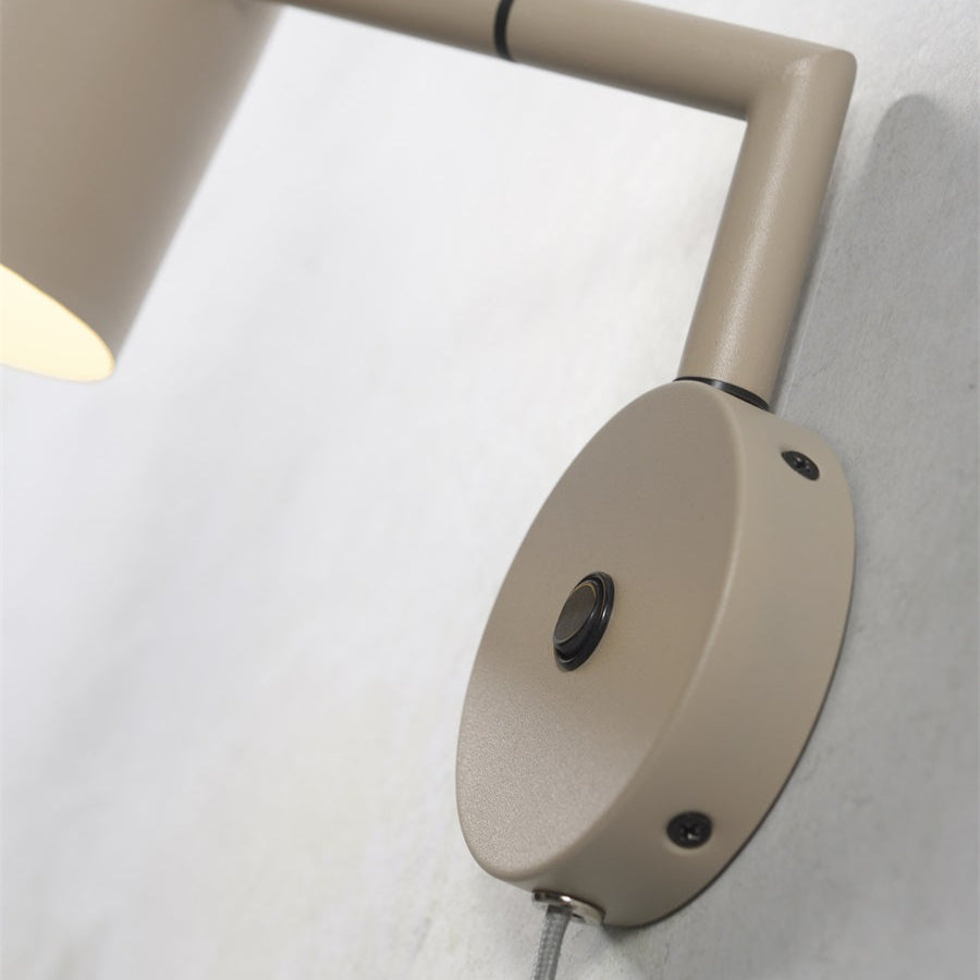 Applique Murale Marseille Orientable Fer Sable 38 cm