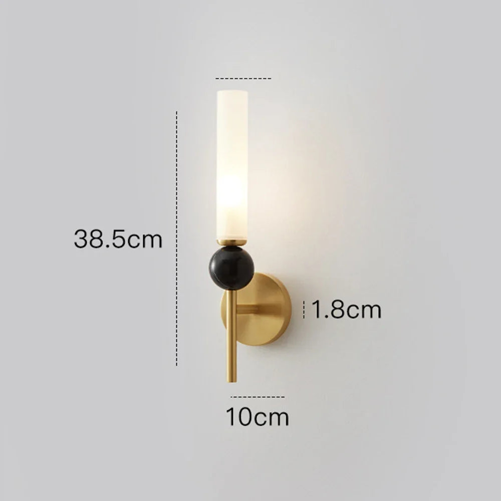 Applique LED Murale Minimaliste Cuivre