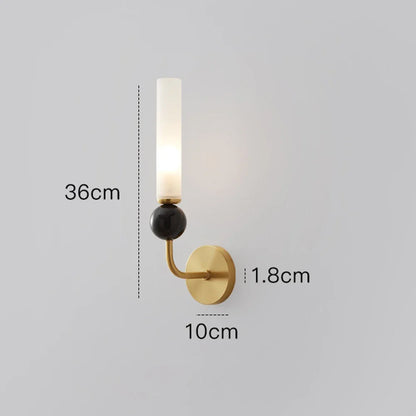 Applique LED Murale Minimaliste Cuivre