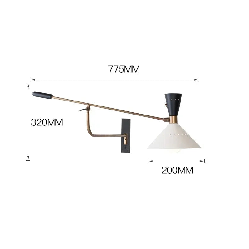 Applique Murale Nordique Bras Orientable