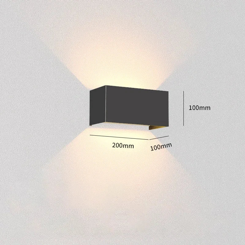 Applique Murale LED Nordique Étanche