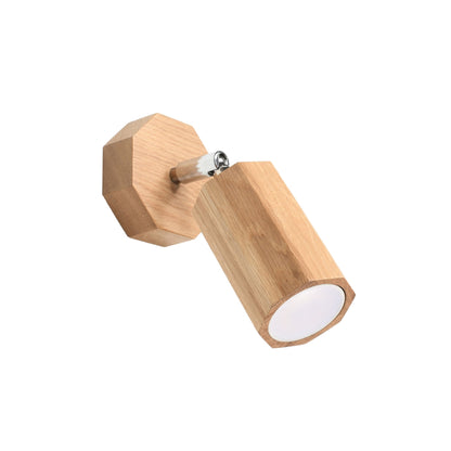 Applique Murale Orientable Sculptée en Chêne