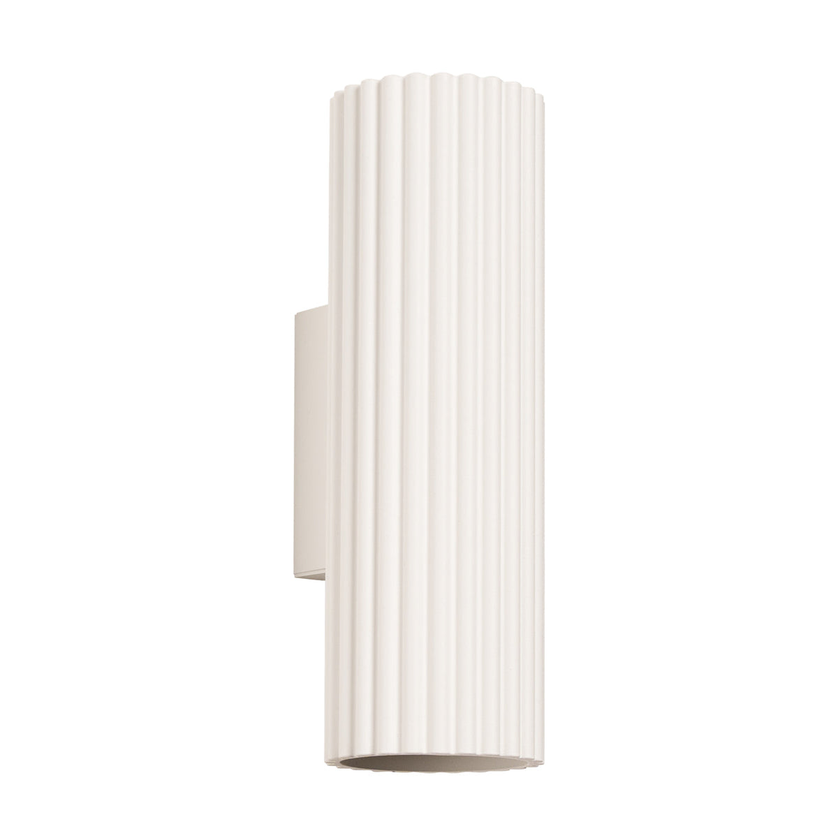 Applique Murale Oslo 20 cm en Aluminium Cannelé Beige