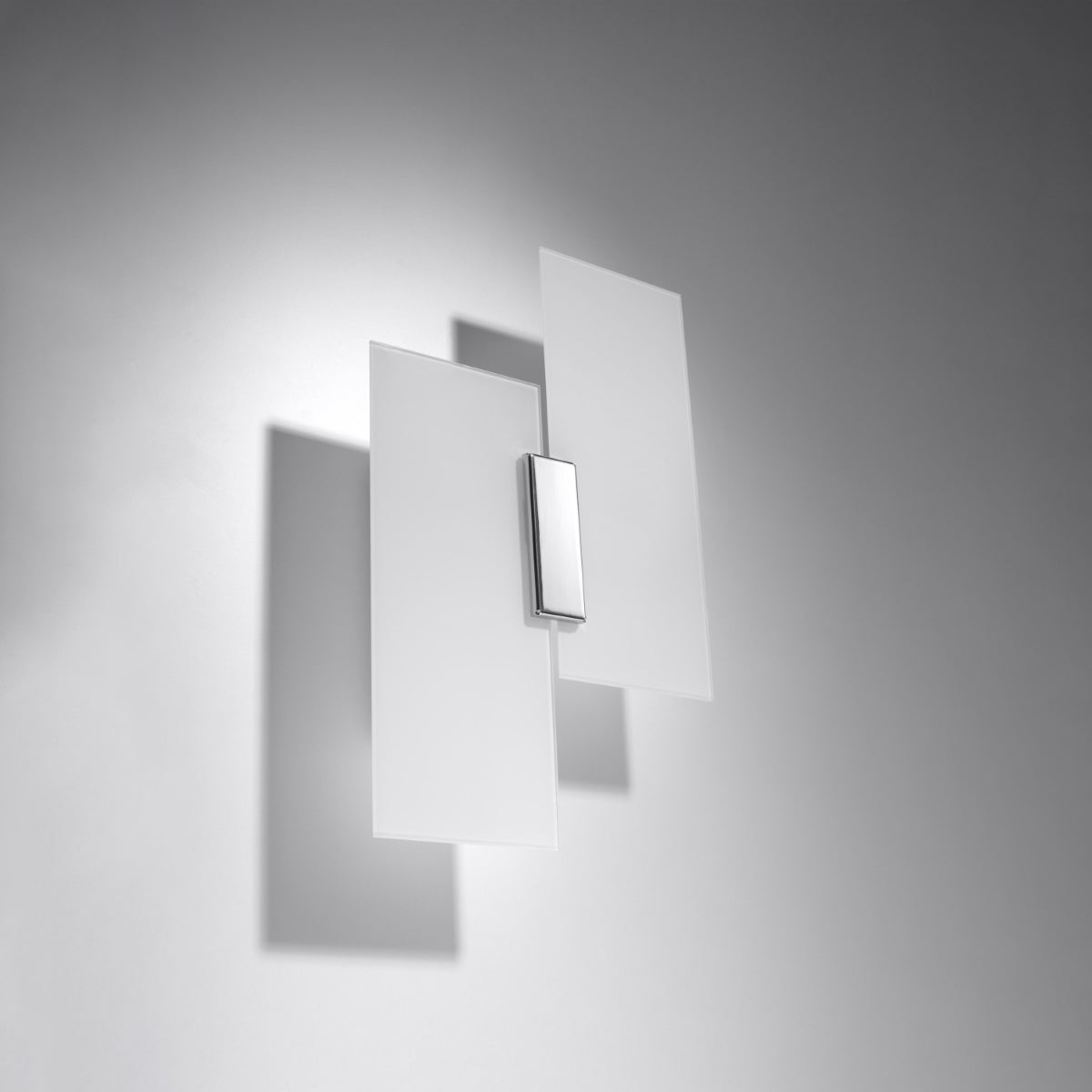 Applique Murale Panneaux Géométriques Blanche