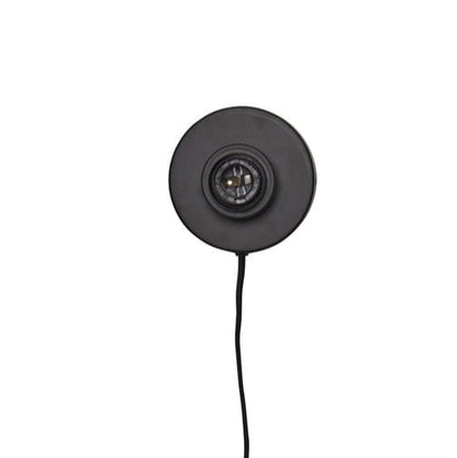Applique Murale Pantanal Herbe de Mer Tressée Noir et Naturel 45 cm