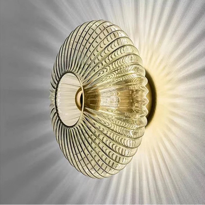 Applique Murale Rétro en Verre LED