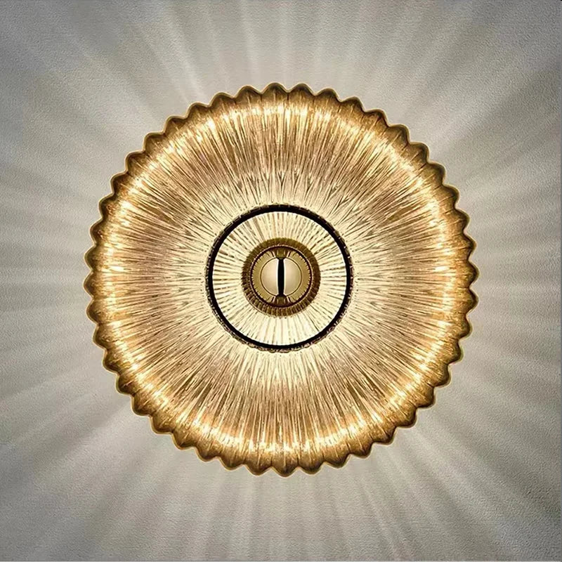 Applique Murale Rétro en Verre LED