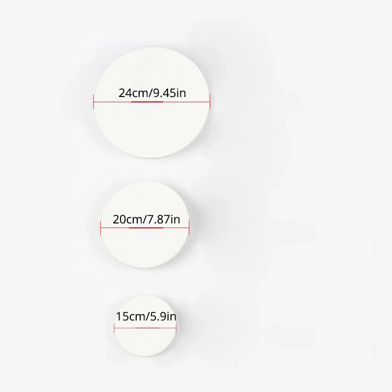 Applique Murale LED Ronde Aluminium