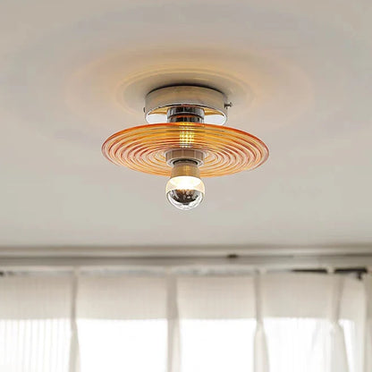 Applique LED Murale Verre Ondulé