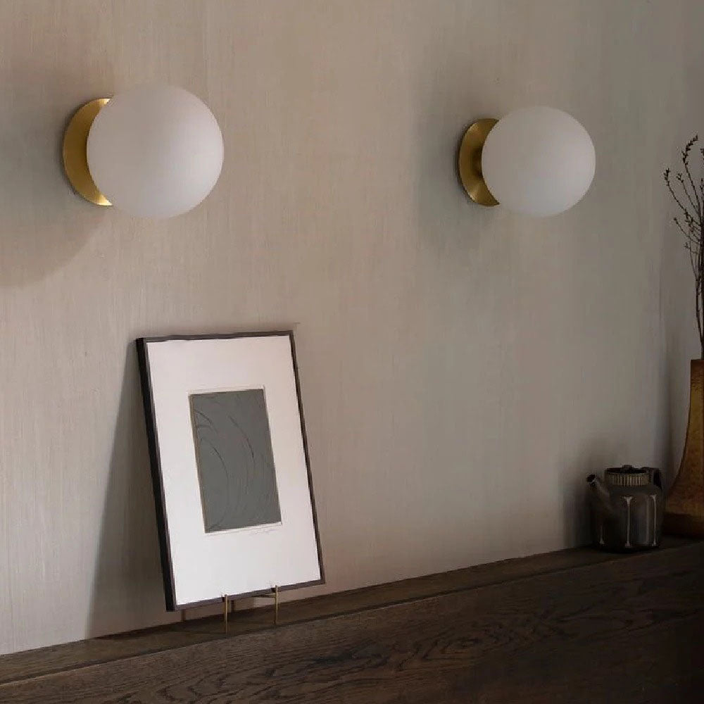 Applique Murale Verre Ronde Nordique