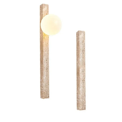 Applique Murale Verticale Pierre LED