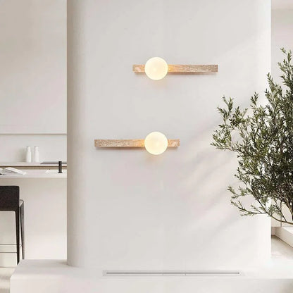 Applique Murale Verticale Pierre LED
